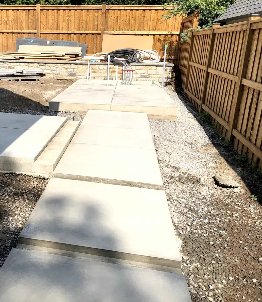 Residential wood fence project by KRT Construction