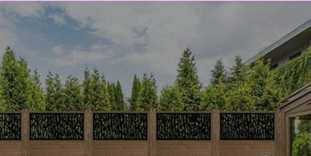 Decorative fence and gate project from KRT Construction