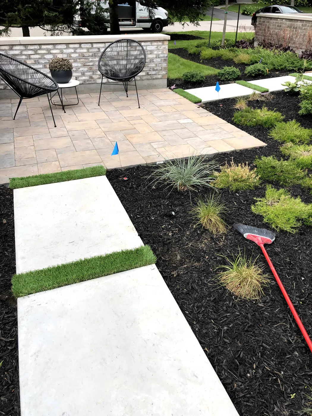 Patio, walkway and hardscape project by KRT Construction 7