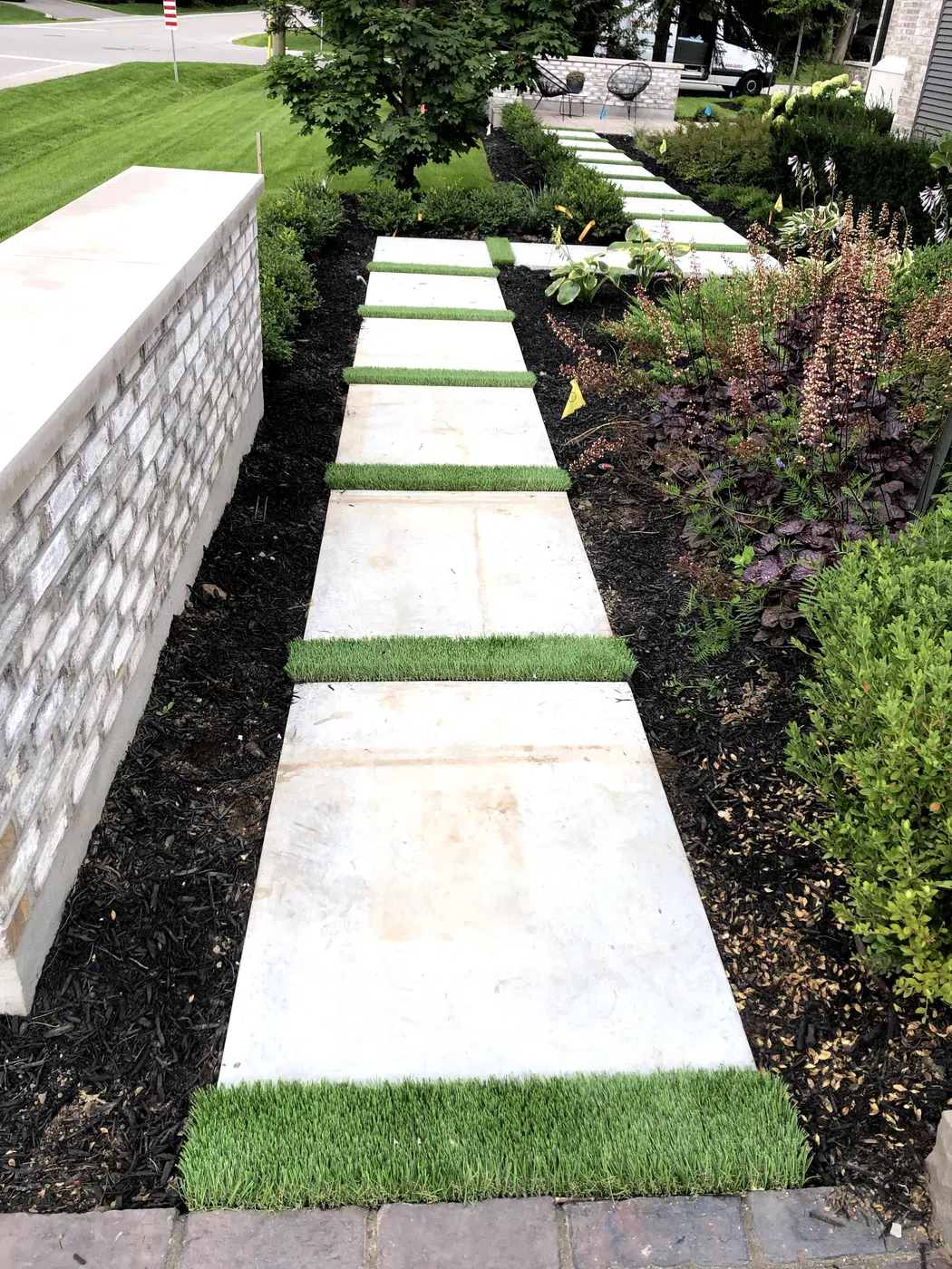 Patio, walkway and hardscape project by KRT Construction 9
